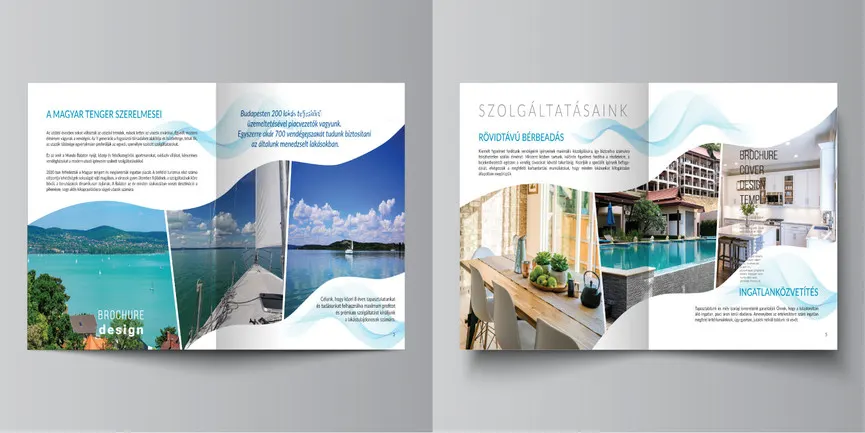 Broschure Balaton by art zoom studio, advertising, ad, colour, indesign, illustrator, travel
